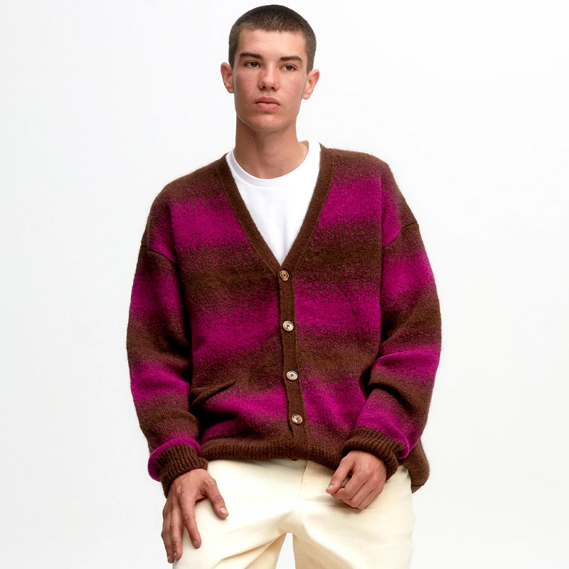Pop Trading Company Knitted Cardigan Delicioso/Raspberry