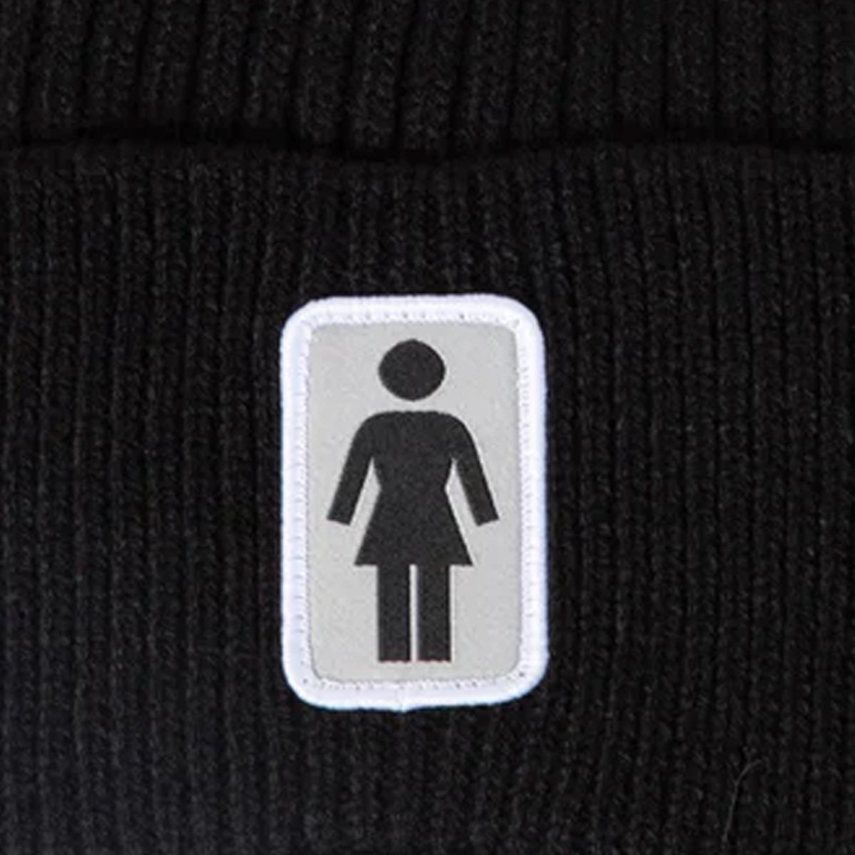 Girl OG Beanie Black/White Girl OG Beanie Black/White