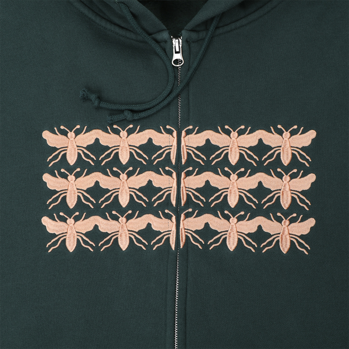 Pass Port Scissorcraft Zip Hooded Sweater Seaweed