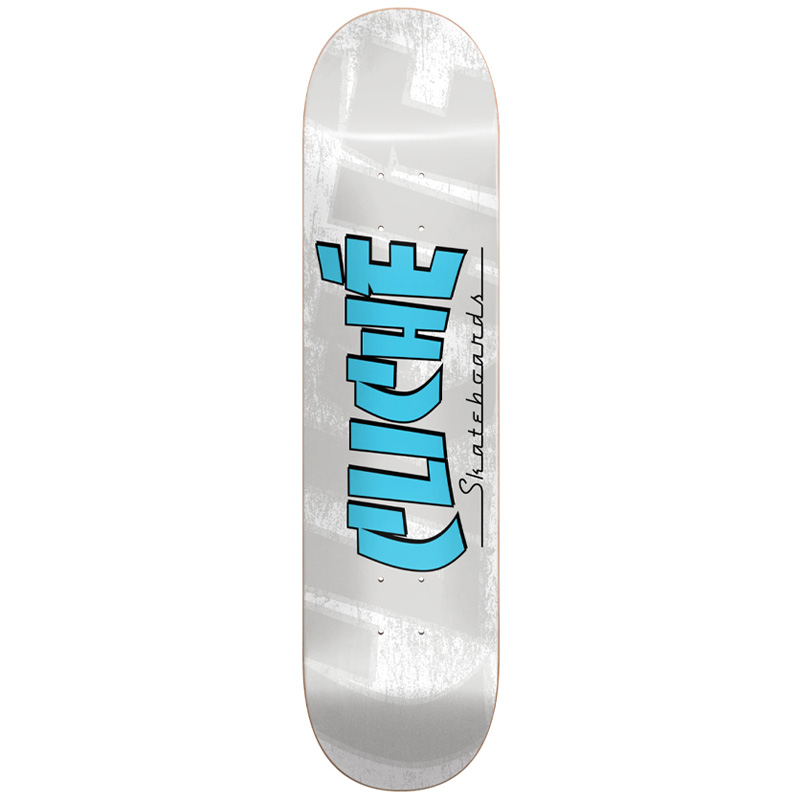 Clich��� Banco RHM Skateboard Deck Blue/White 8.25
