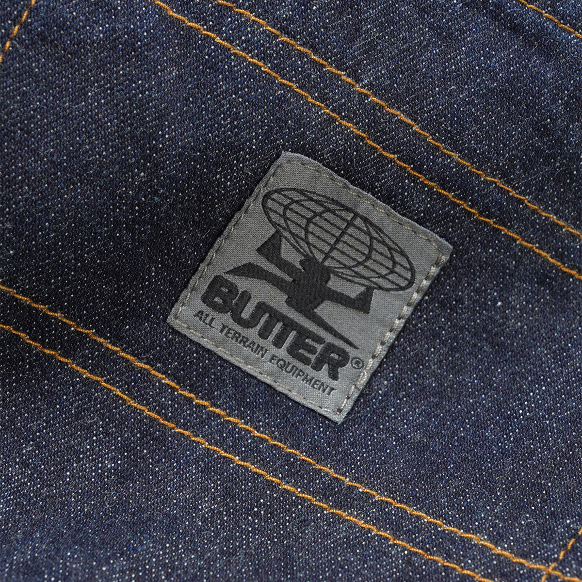 Butter Goods Wide Cut Denim Jeans Selvedge Blue Butter Goods Wide Cut Denim Jeans Selvedge Blue