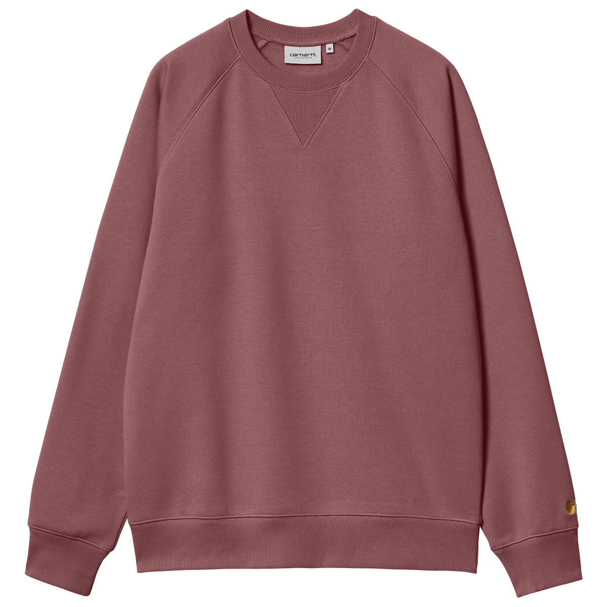 Carhartt WIP Chase Sweater Dusty Fuchsia/Gold