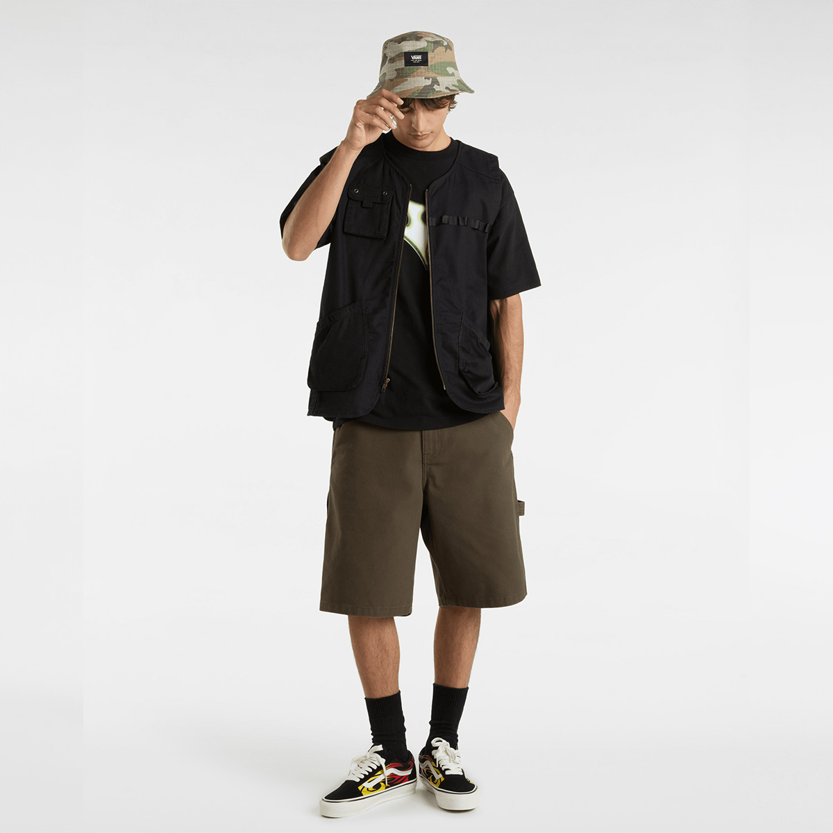 Vans Skate V Thorn T-Shirt Black