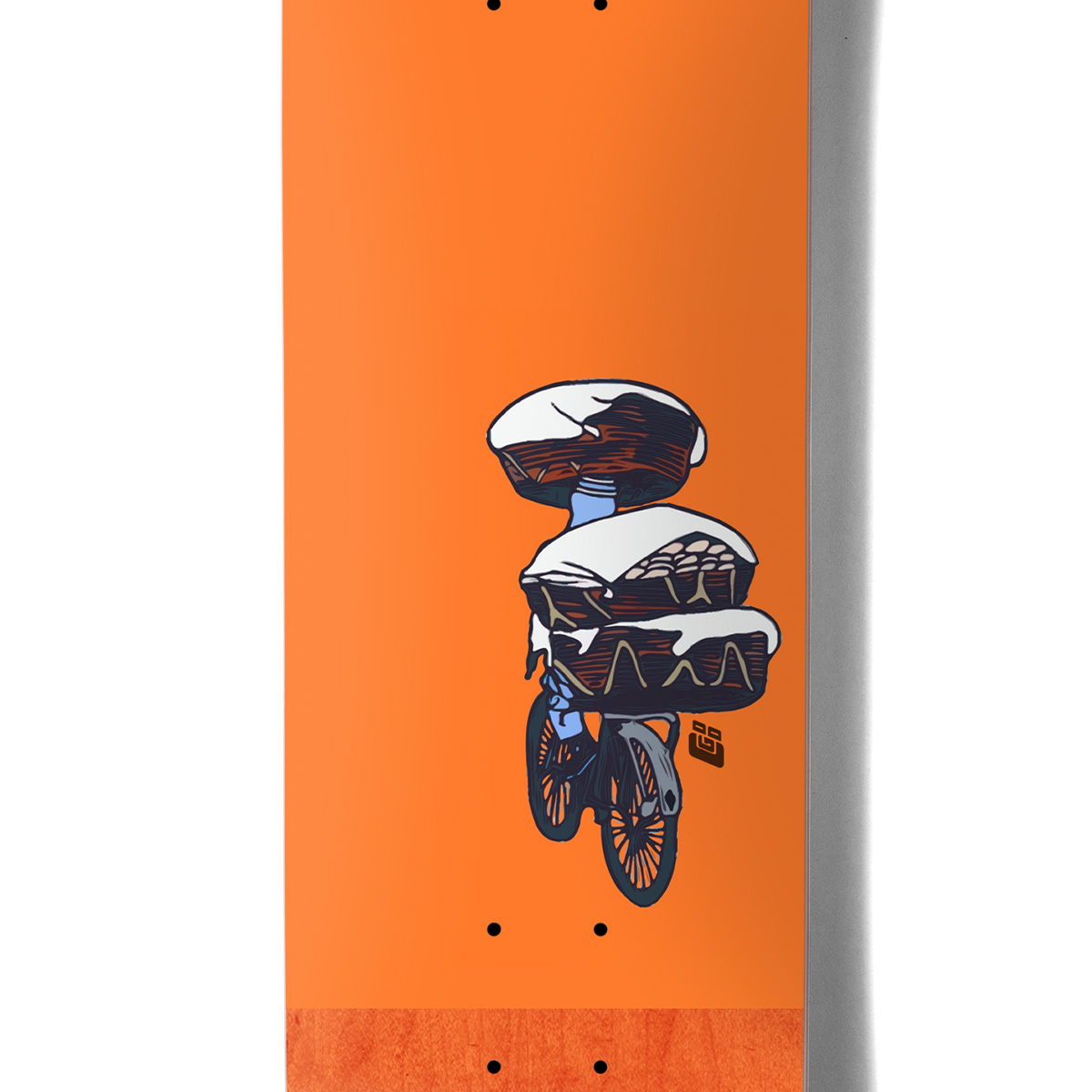 Chocolate Trahan Cada Dia Skateboard Deck Shape G052 8.25