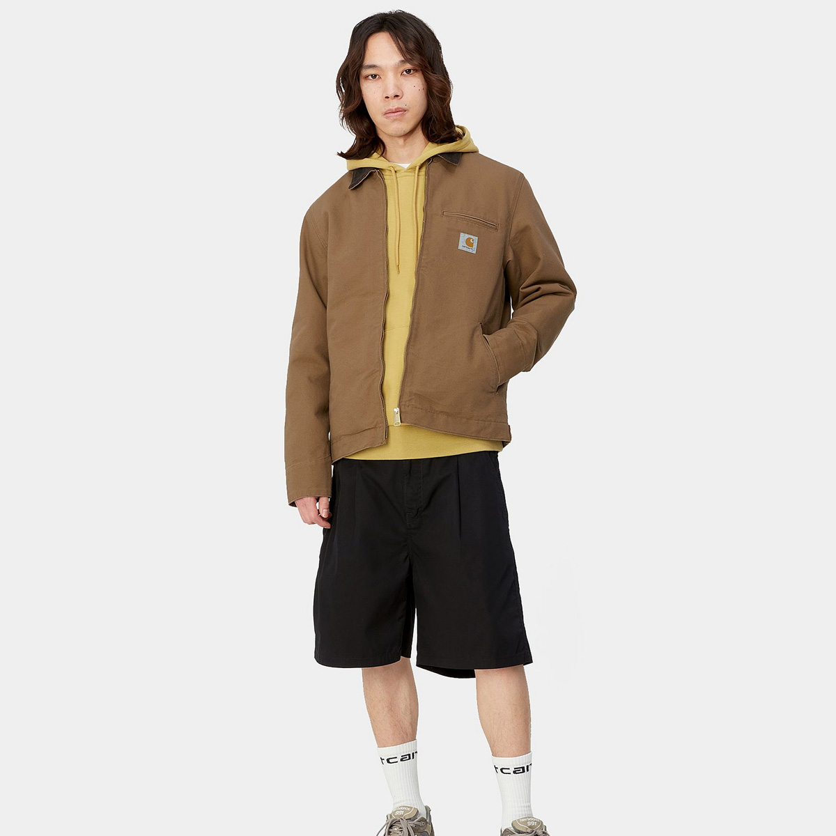 Carhartt WIP Detroit Jacket Hamilton Brown/Tobacco rigid Carhartt WIP Detroit Jacket Hamilton Brown/Tobacco rigid