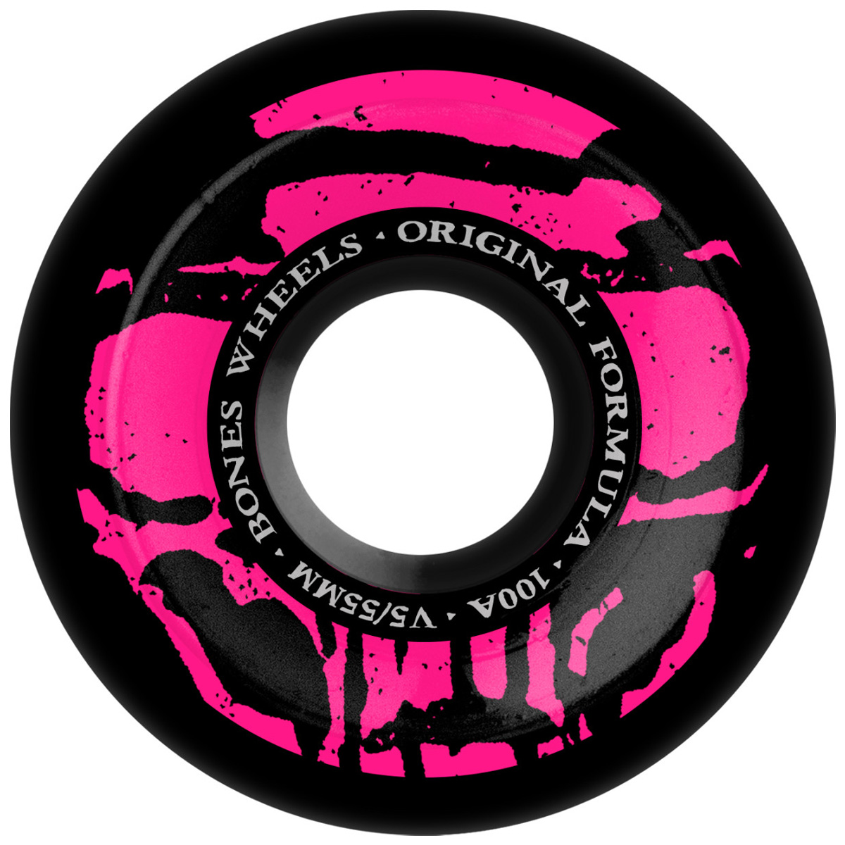Bones Mummy Skulls O.G. Frmla V5 Sidecut Wheels 100A Black 55mm