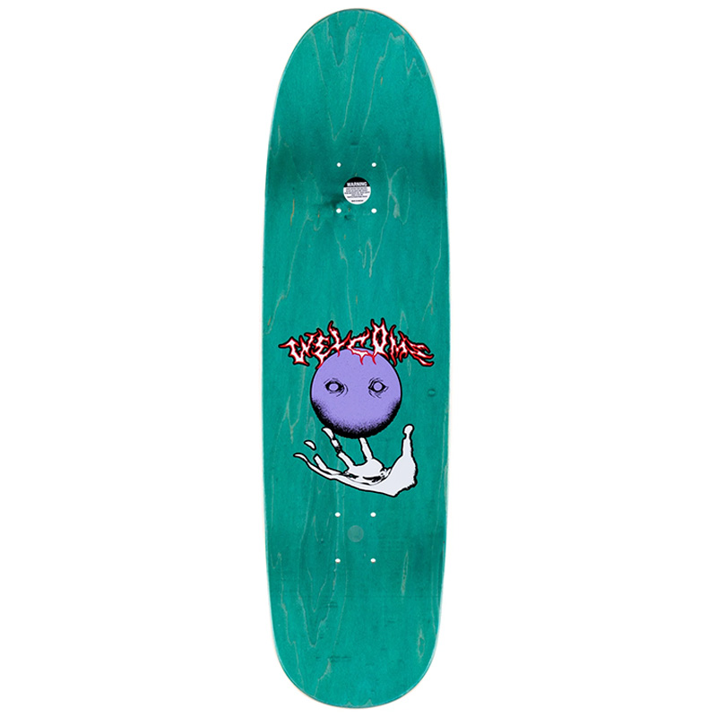 Welcome Beauty on Atheme Skateboard Deck Assorted Woodstain 8.8 Welcome Beauty on Atheme Skateboard Deck Assorted Woodstain 8.8
