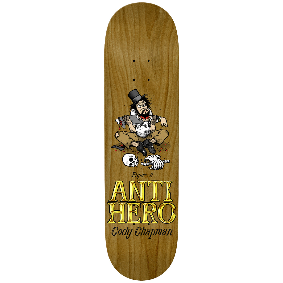 Anti Hero Chapman Eat The Rich Skateboard Deck 8.32
