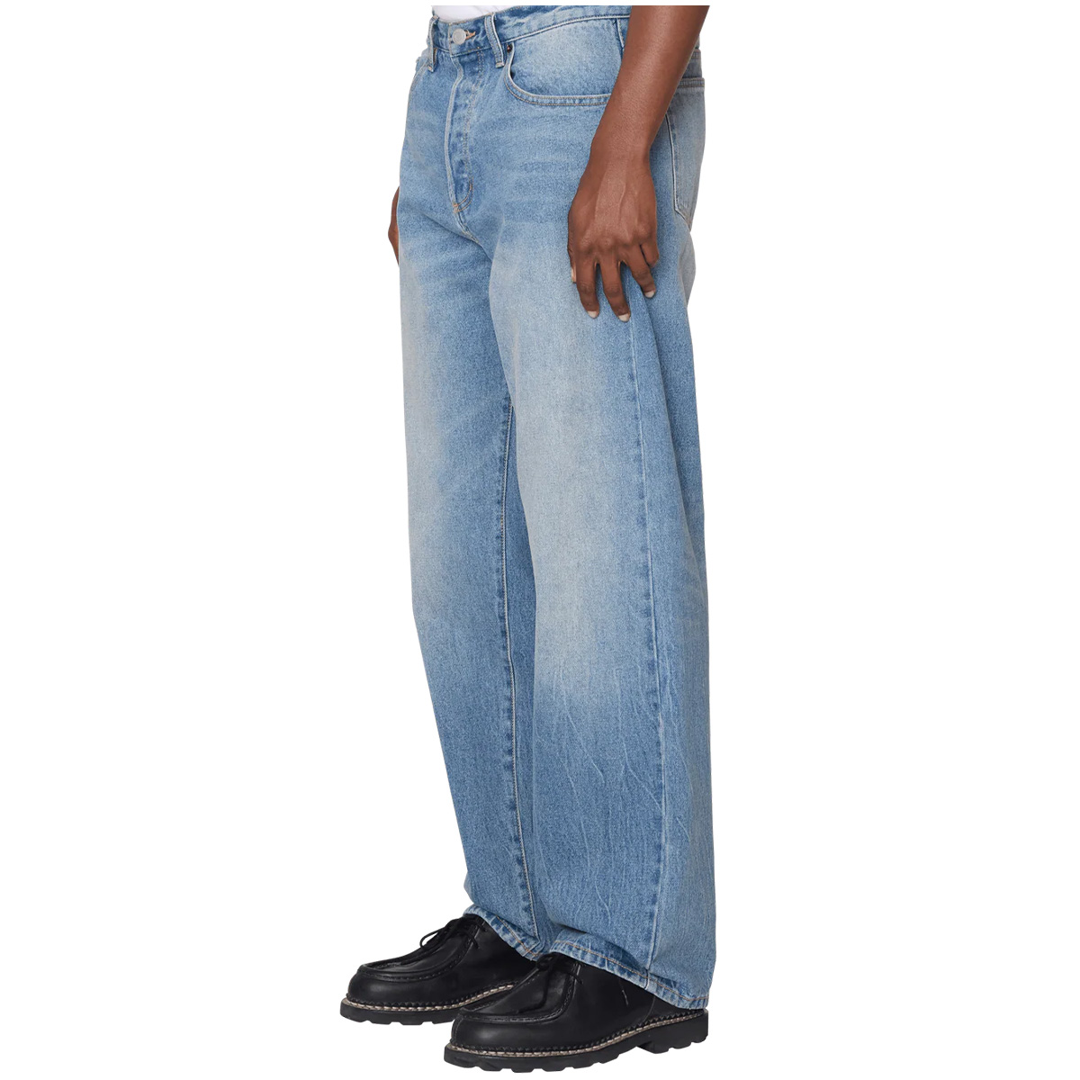 Obey Boxcar Straight Leg Denim Pant Heavy Vintage Indigo