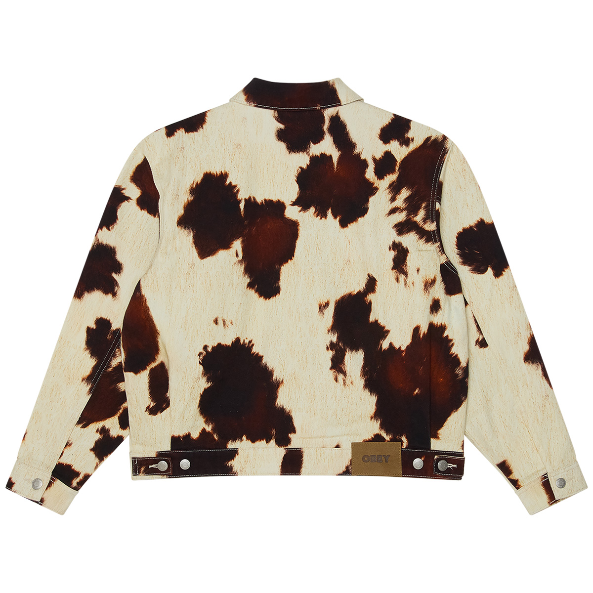 Obey Workshop Jacket Cow Print