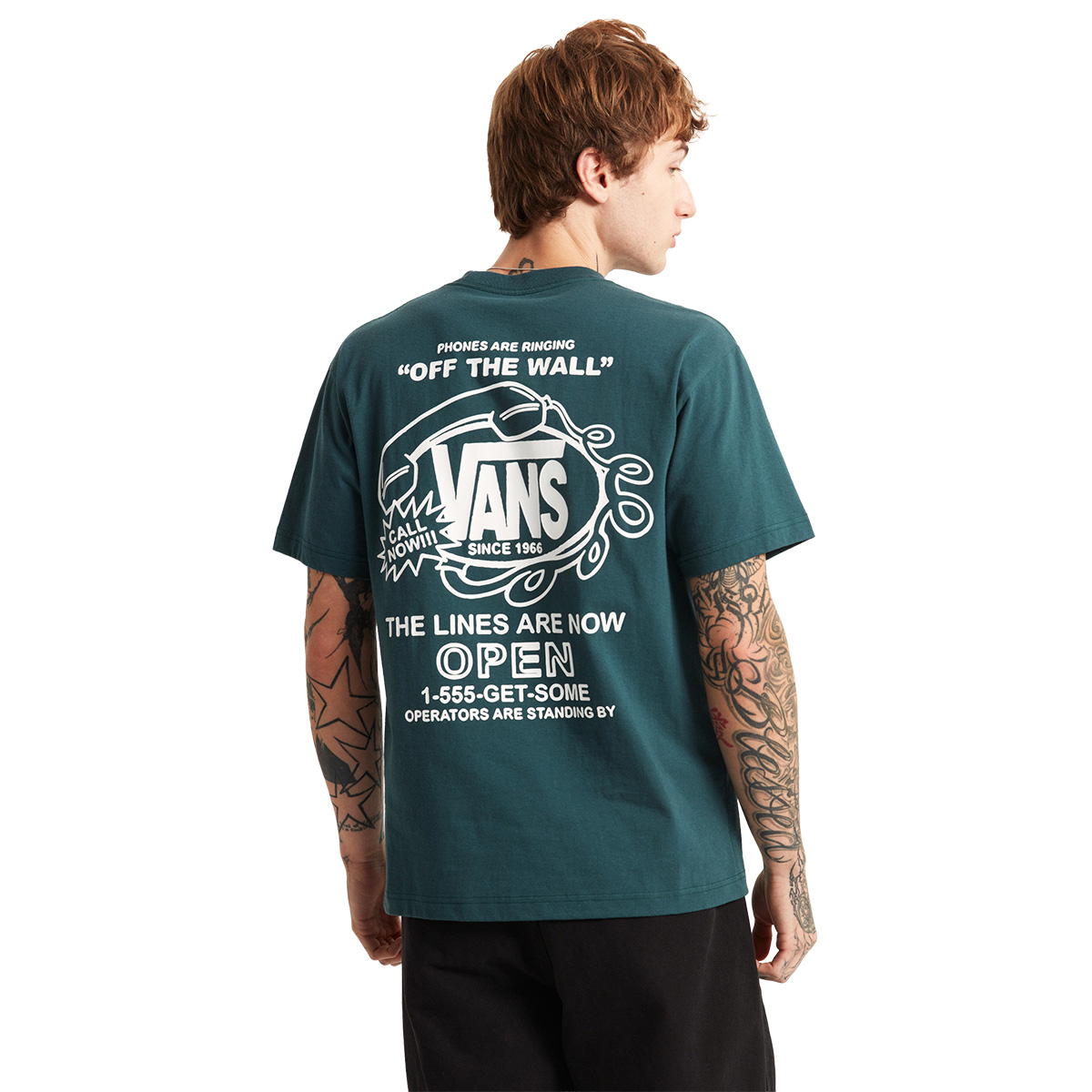 Vans Hot Lines T-Shirt Mystic Moss