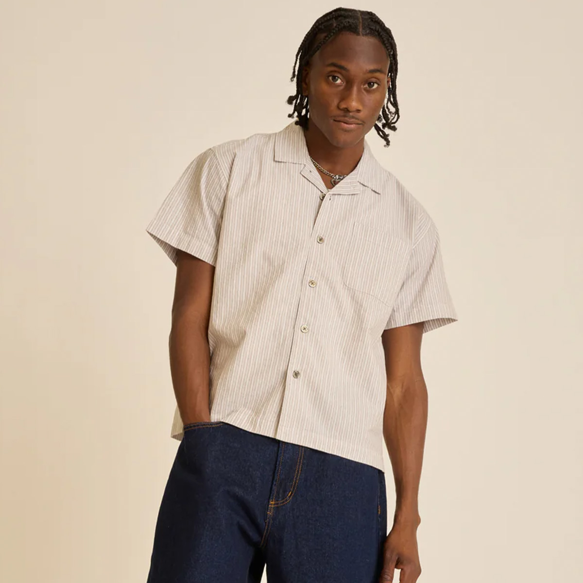 Obey Bigwig Baggy Denim Short Rinse Indigo