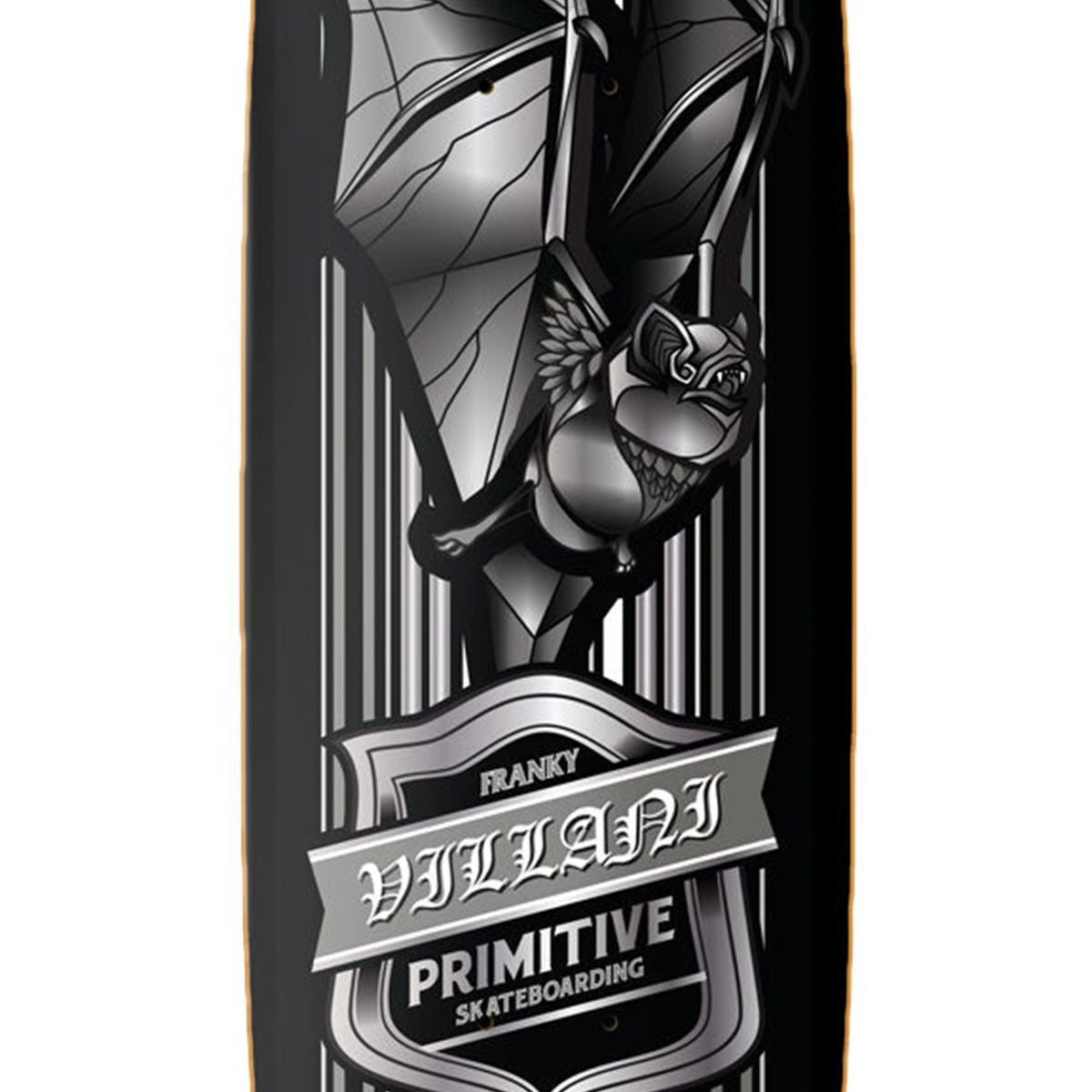 Primitive Franky Villani Bat Skateboard Deck Black 8.5
