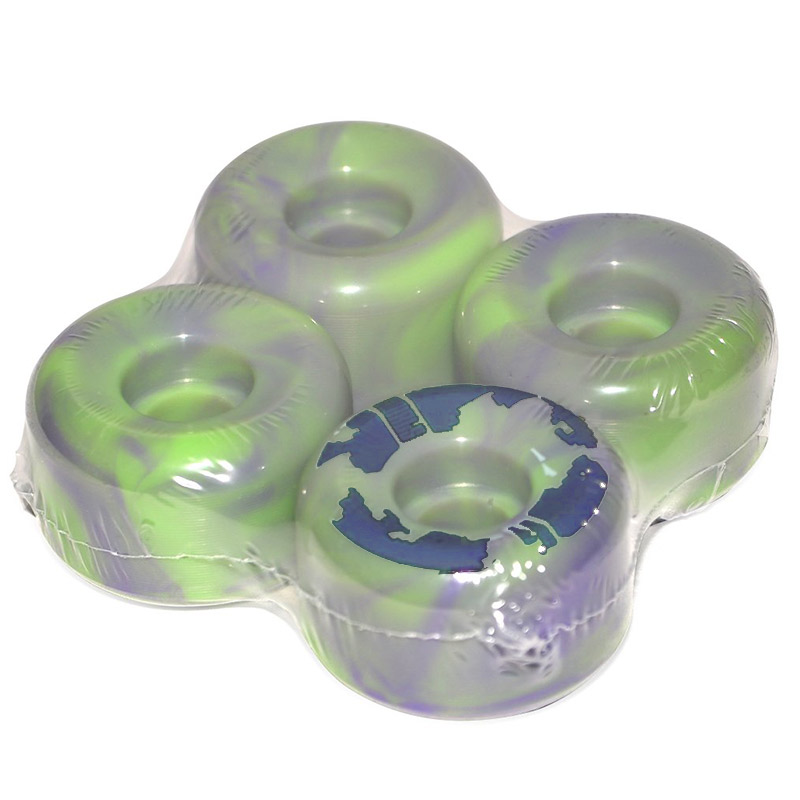 Wayward Swirl Formula Funnel Cut Green/Purple Wheels 83B 52mm
