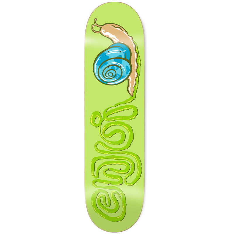 Enjoi Snail Trail HYB Skateboard Deck Green 8.0
