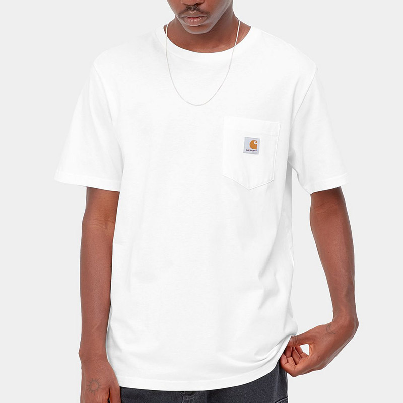 Carhartt WIP Pocket T-Shirt White Carhartt WIP Pocket T-Shirt White