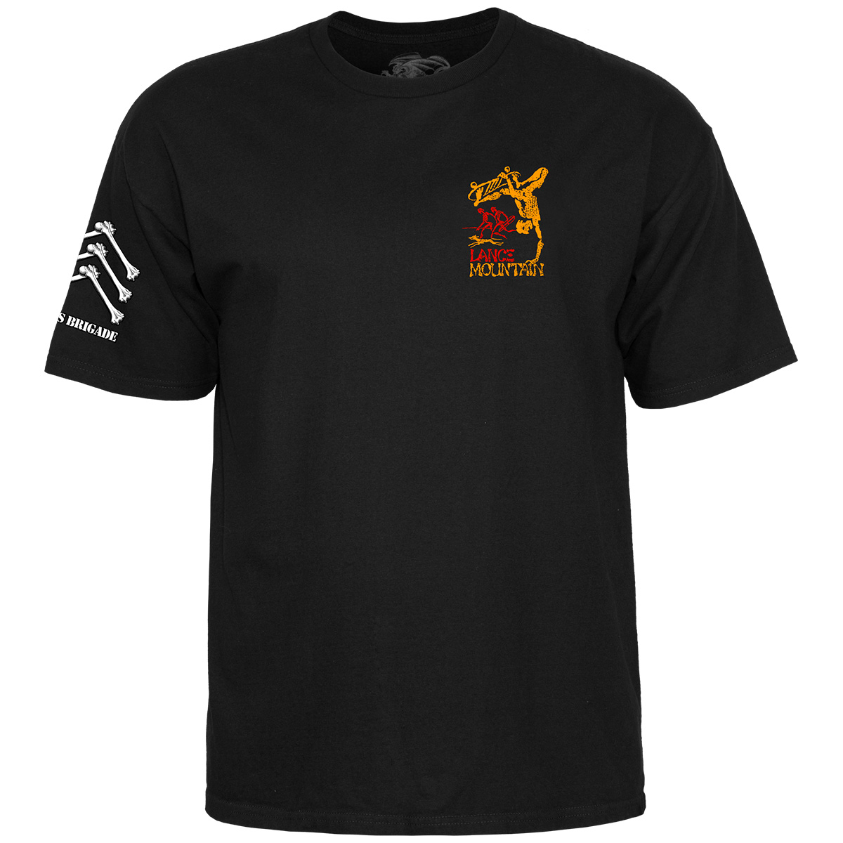 Powell Peralta Bones Brigade Lance Mountain T-shirt Black