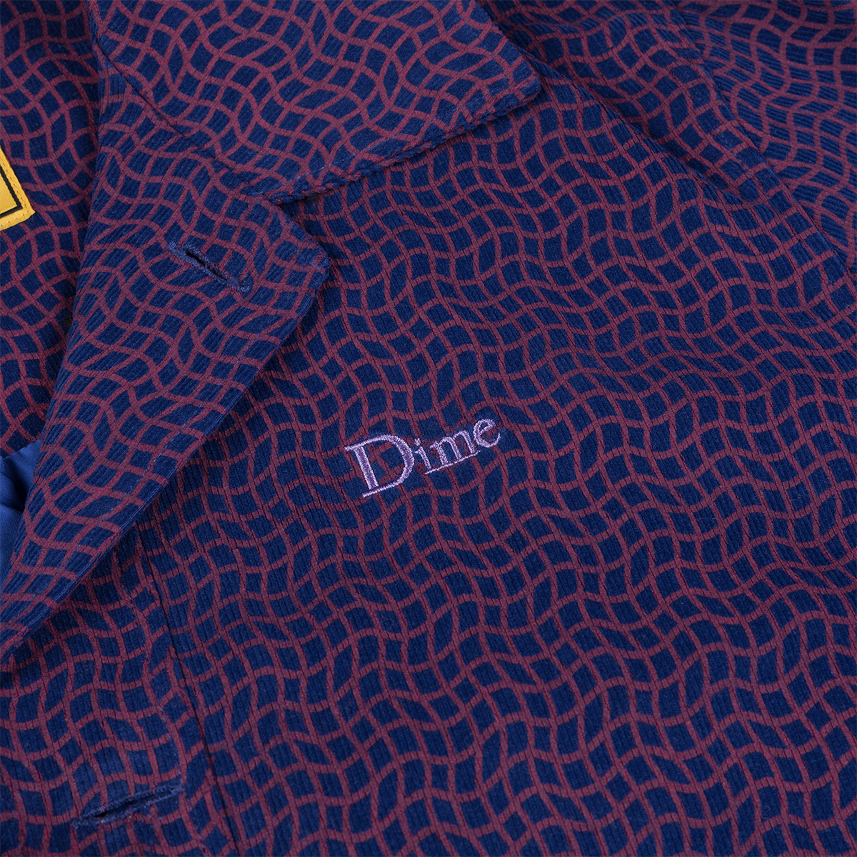 Dime Printed Cord Jacket Violet Dime Printed Cord Jacket Violet