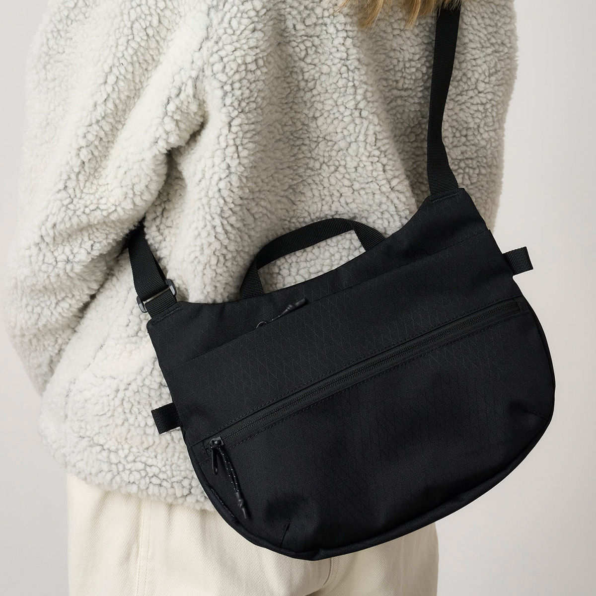 Gramicci Field Sacoche Bag Black Gramicci Field Sacoche Bag Black