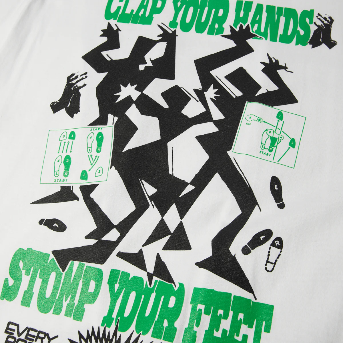 HUF Everybody Get Loose T-Shirt White HUF Everybody Get Loose T-Shirt White