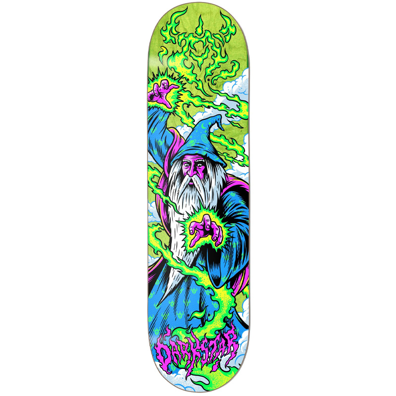 Darkstar Whip HYB Skateboard Deck Green 7.75