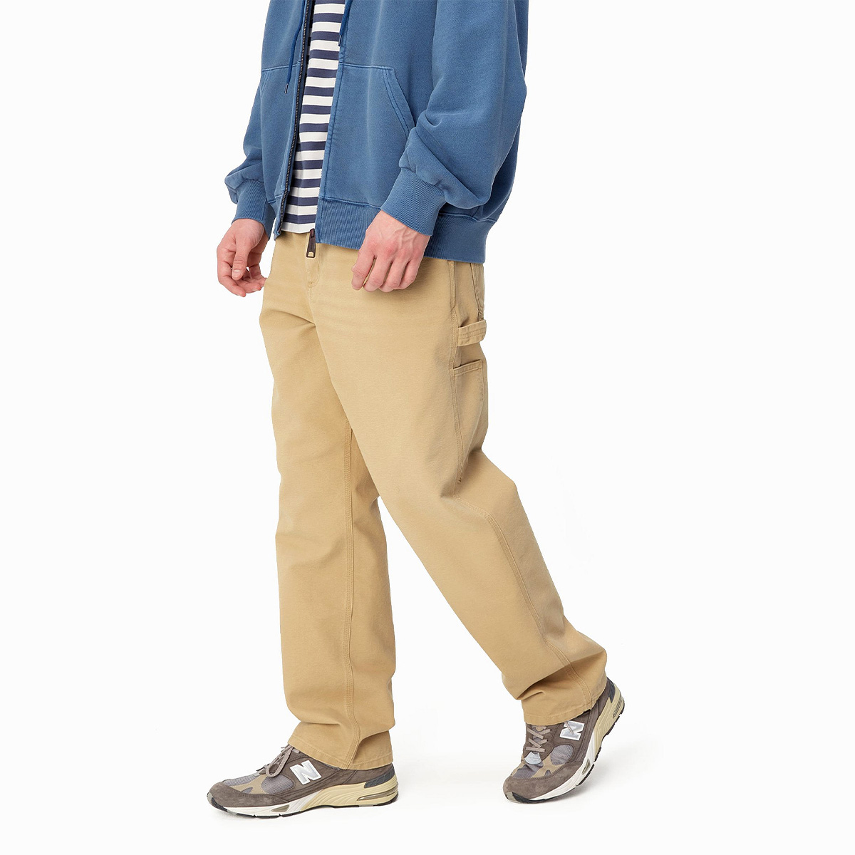 Carhartt WIP Single Knee Pant Bourbon Aged Canvas Carhartt WIP Single Knee Pant Bourbon Aged Canvas