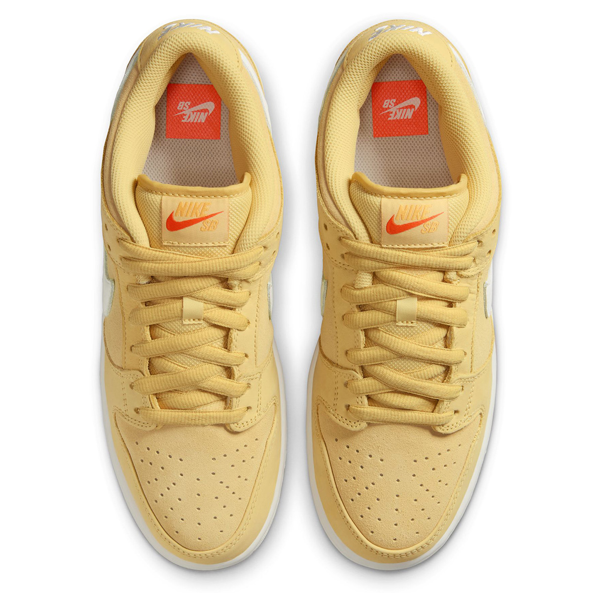 Nike SB Dunk Low Pro Saturn Gold/Sail-Saturn Gold-Solar Flare-Gum Lt Brown-Safety Orange Nike SB Dunk Low Pro Saturn Gold/Sail-Saturn Gold-Solar Flare-Gum Lt Brown-Safety Orange
