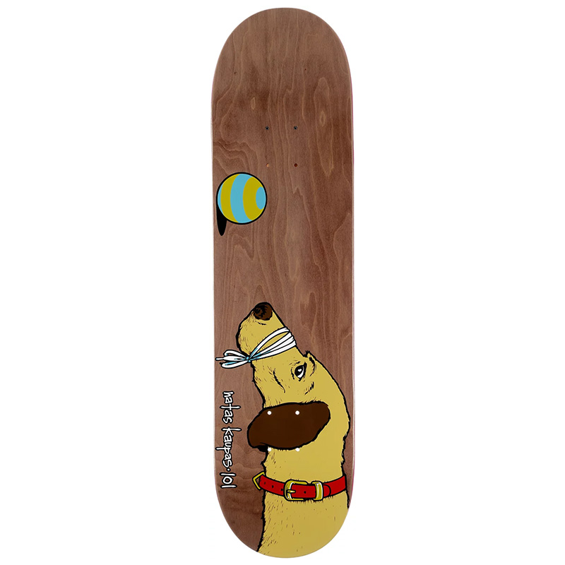 101 Natas Dog Heat Transfer Skateboard Deck Brown 8.25 101 Natas Dog Heat Transfer Skateboard Deck Brown 8.25