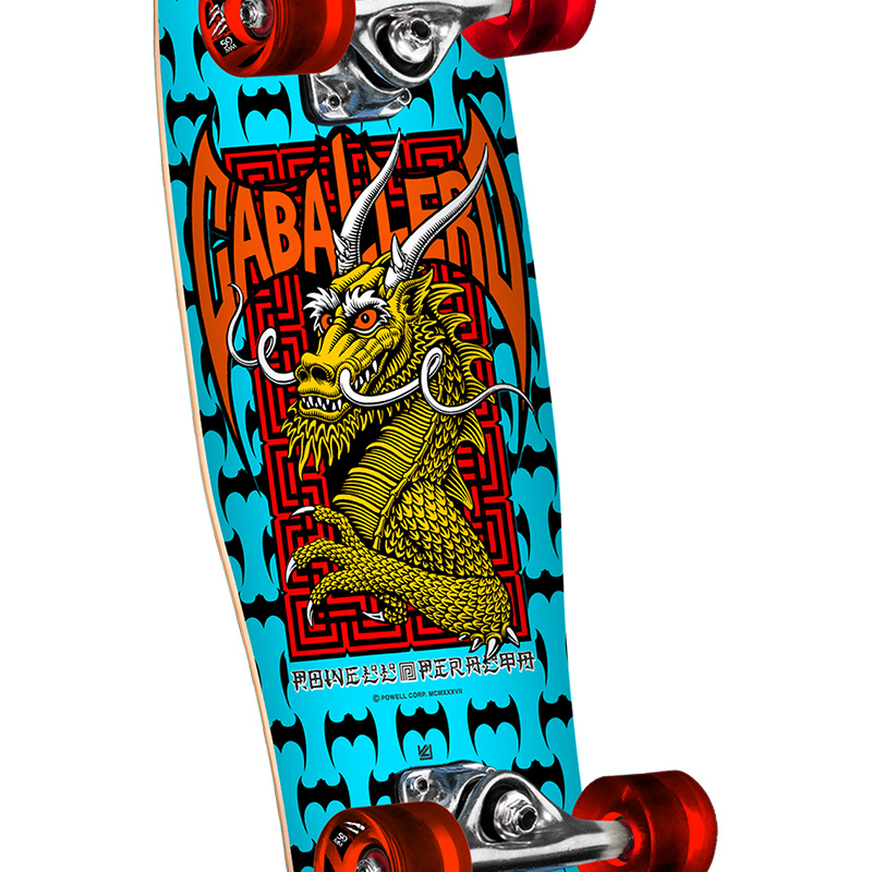 Powell Peralta Mini Cab Street Dragon Complete Cruiser Blue 8.0 Powell Peralta Mini Cab Street Dragon Complete Cruiser Blue 8.0