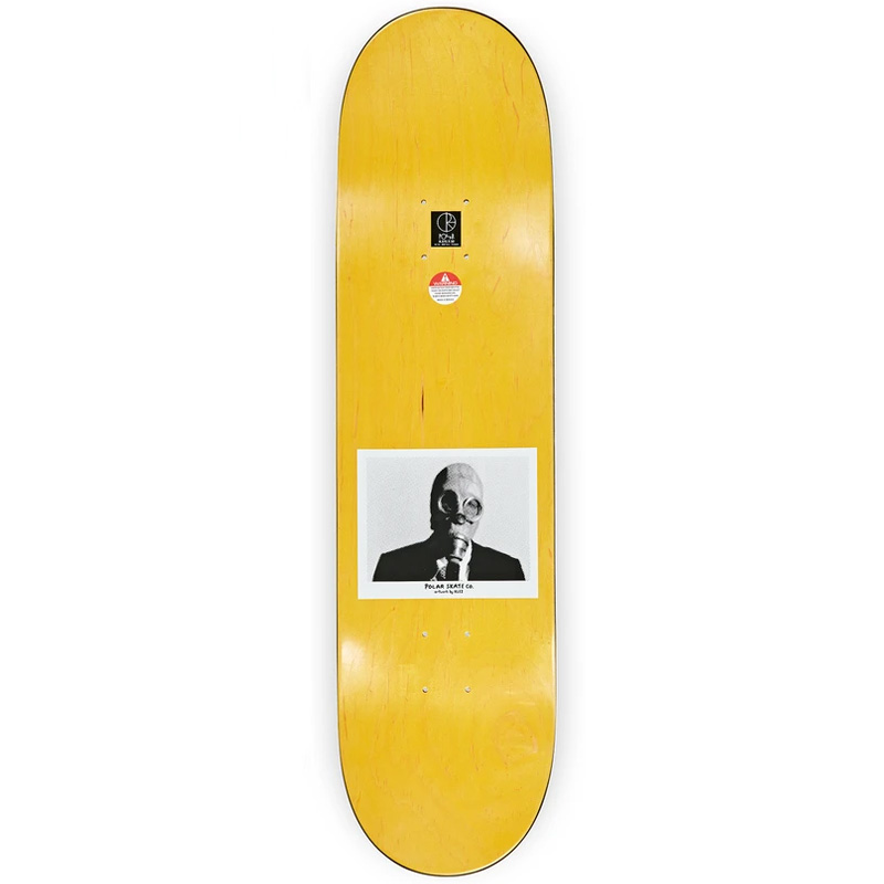 Polar Klez Rehabilitation Center Skateboard Deck Grey 8.125