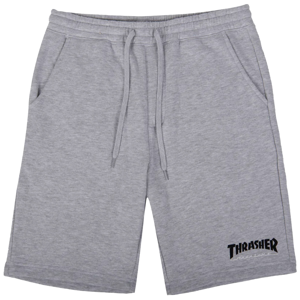 Thrasher Mag Logo P.E. Shorts Grey Thrasher Mag Logo P.E. Shorts Grey