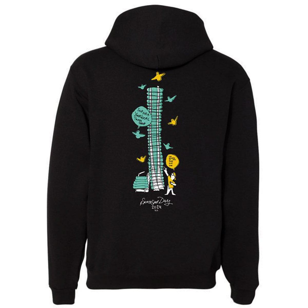 Skatestore Skateshop Day Gonz Deck Wall Hoodie Black Skatestore Skateshop Day Gonz Deck Wall Hoodie Black