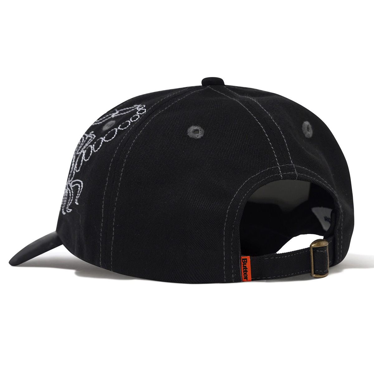 Butter Goods Scorpion 6 Panel Cap Black