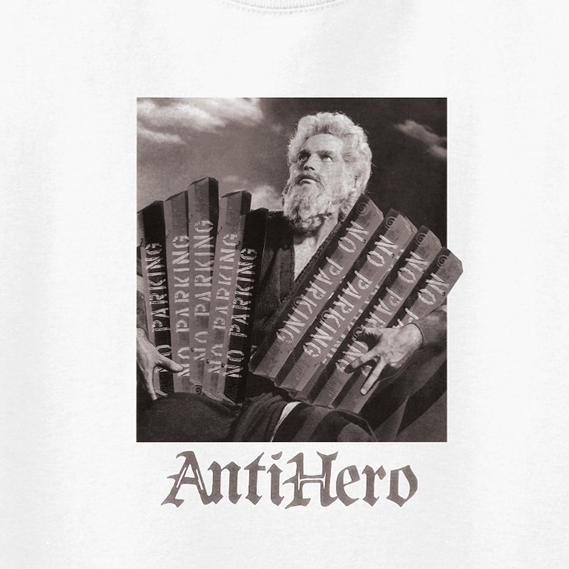 Anti Hero The Ten Curbmandments T-Shirt White Anti Hero The Ten Curbmandments T-Shirt White