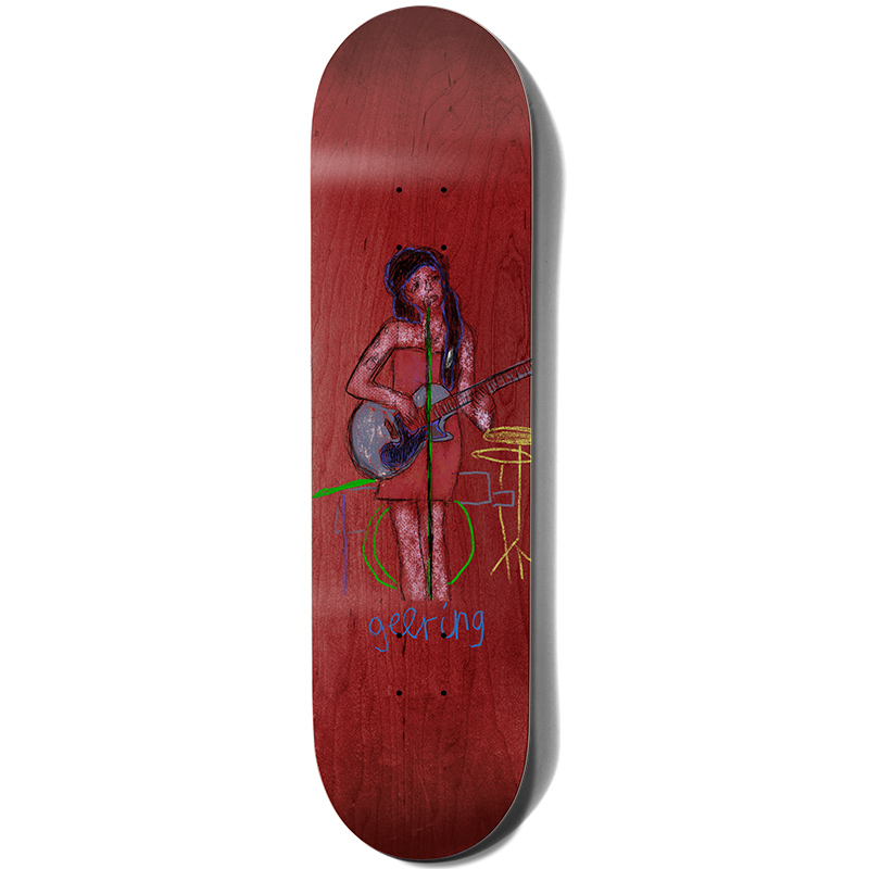 Girl Gerring Cherry Skateboard Deck 8.5
