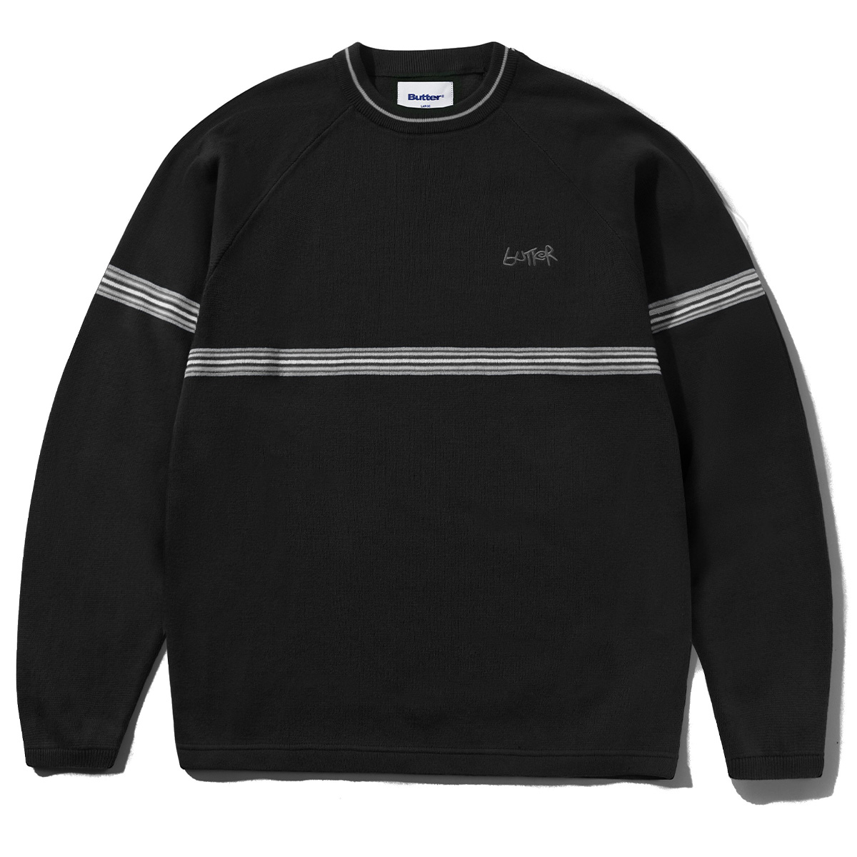 Butter Goods Pier Knit Sweater Black