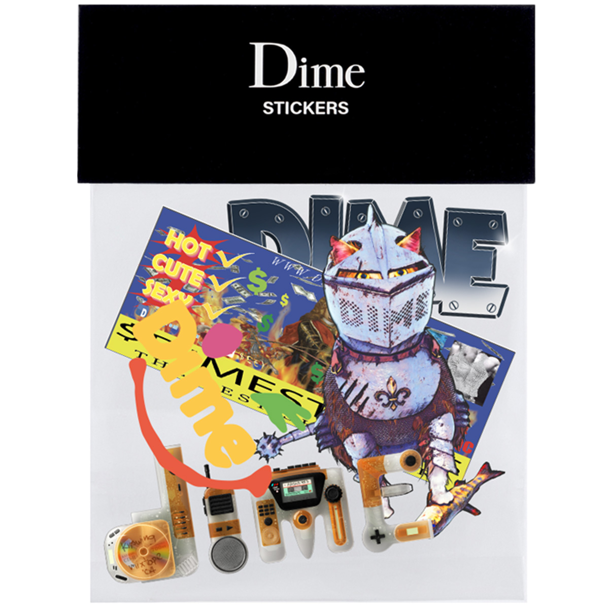 Dime Sticker Pack Multi