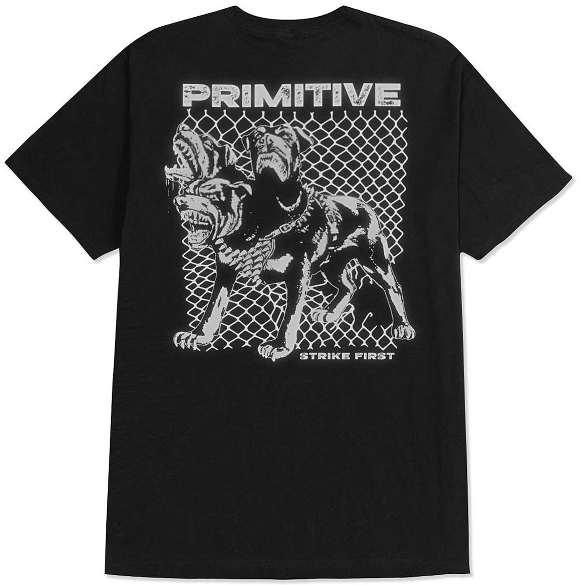 Primitive Warning T-Shirt Black