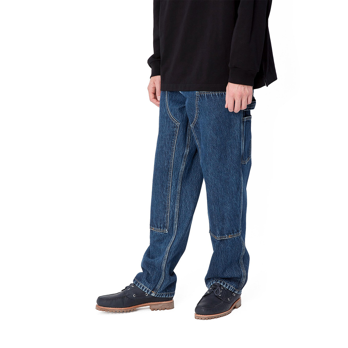 Carhartt WIP Double Knee Pant Blue Stone Washed