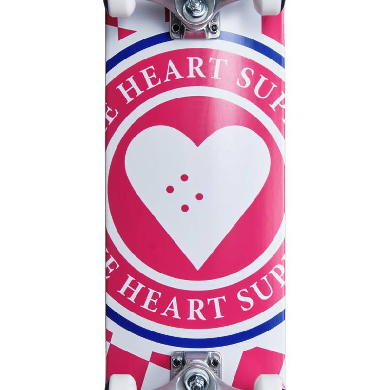 The Heart Supply Insignia Check Complete Pink 7.75