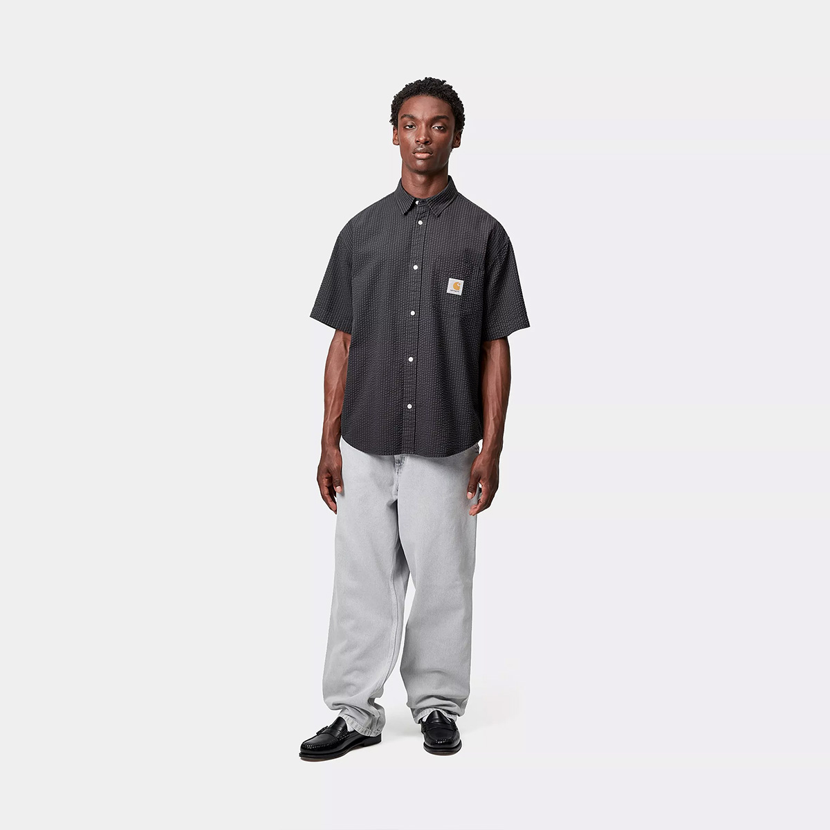 Carhartt WIP Toland Shirt Toland Stripe Black Carhartt WIP Toland Shirt Toland Stripe Black