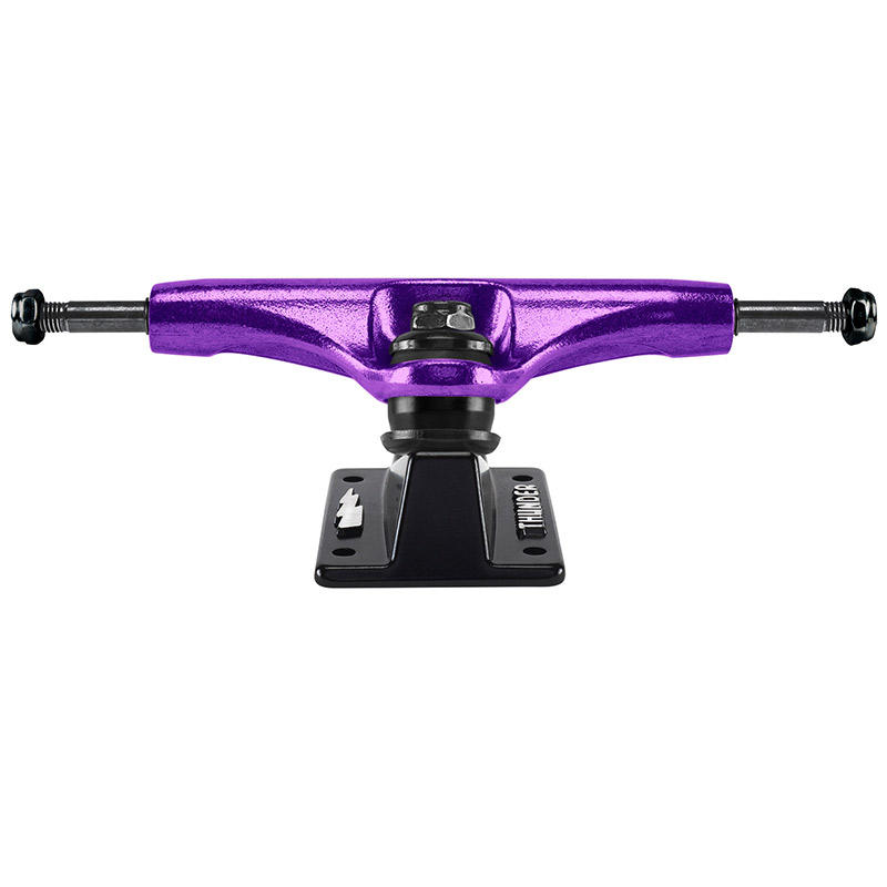 Thunder Metallic Script Hollow Lights Truck Purple/Black 147 - 8.0"