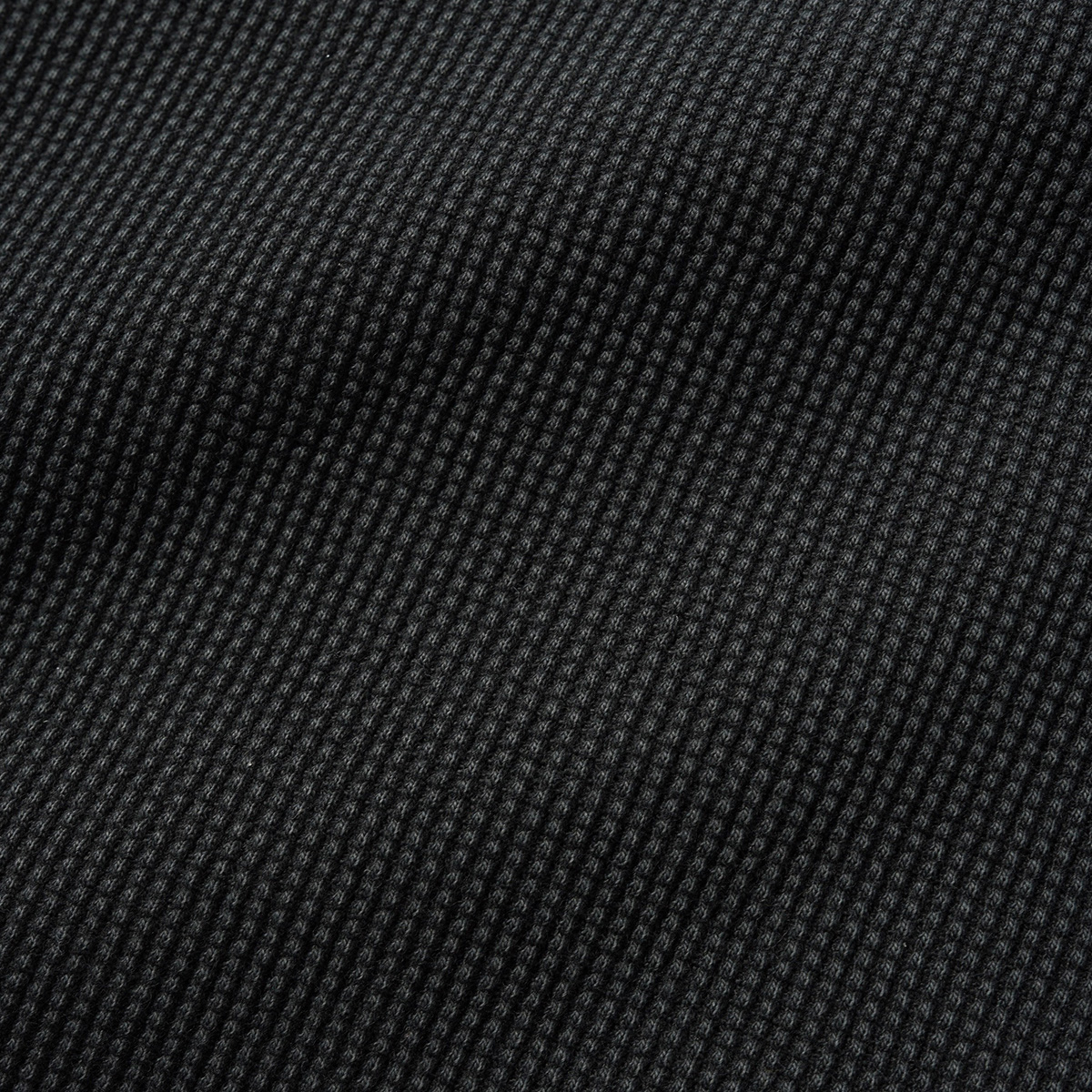 Butter Goods Waffle Longsleeve Top Washed Black