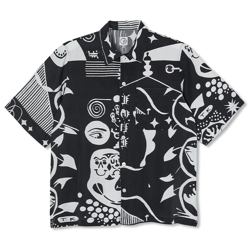 Polar Spiral Shirt Black/White Polar Spiral Shirt Black/White