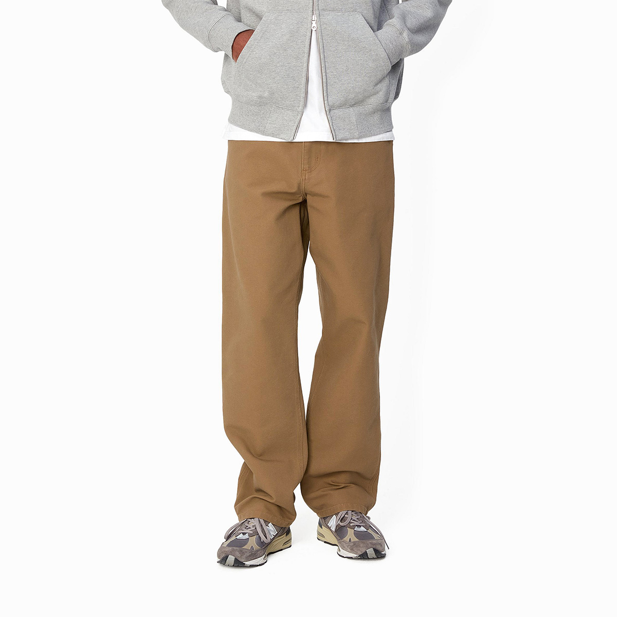 Carhartt WIP Single Knee Pant Hamilton Brown Rinsed Carhartt WIP Single Knee Pant Hamilton Brown Rinsed