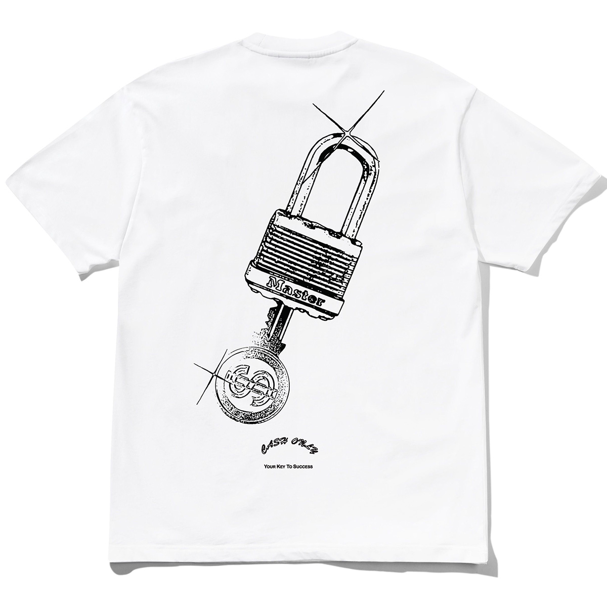 Cash Only Locksmith T-Shirt White