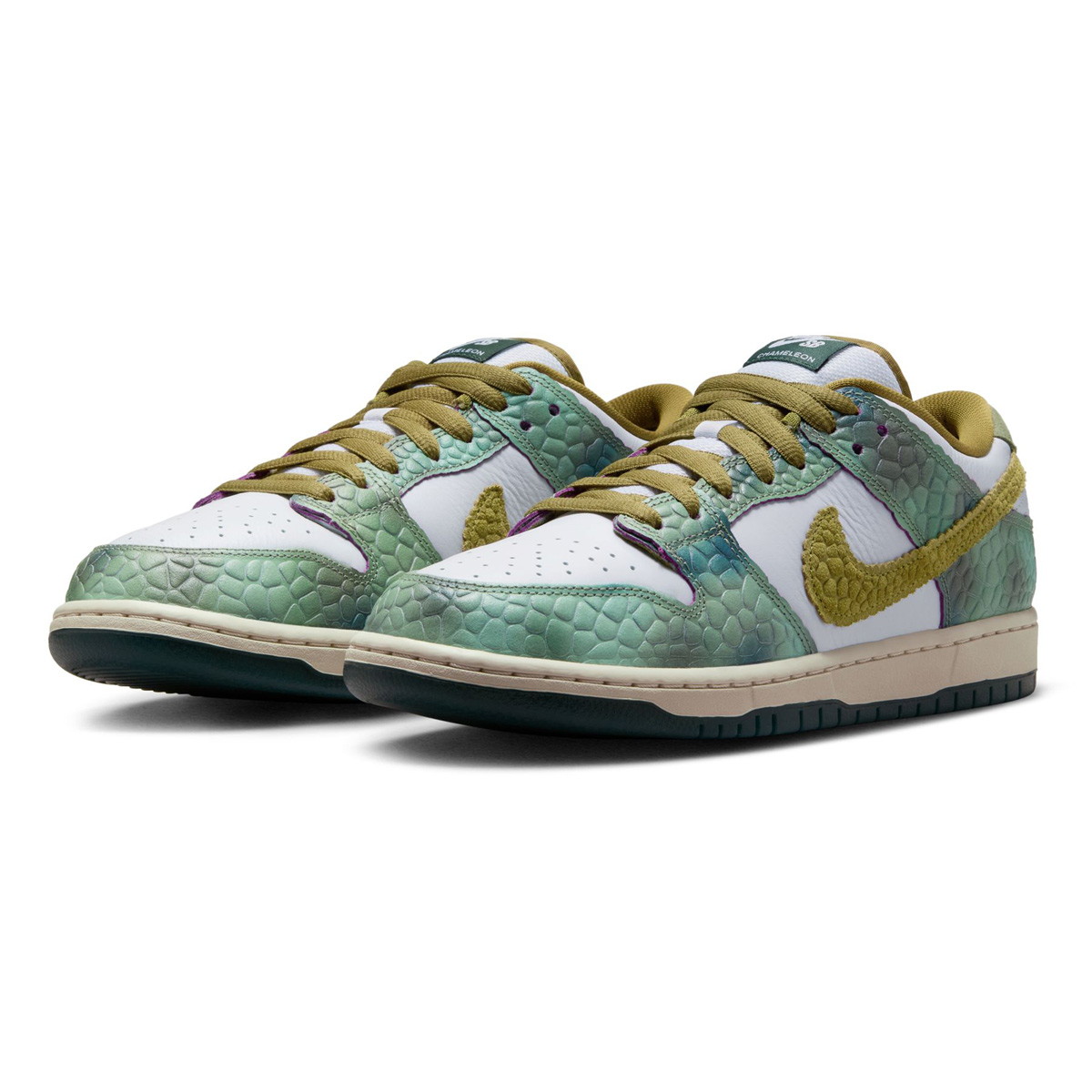 Nike SB Dunk Low Pro Oil Green/Desert/Moss-White