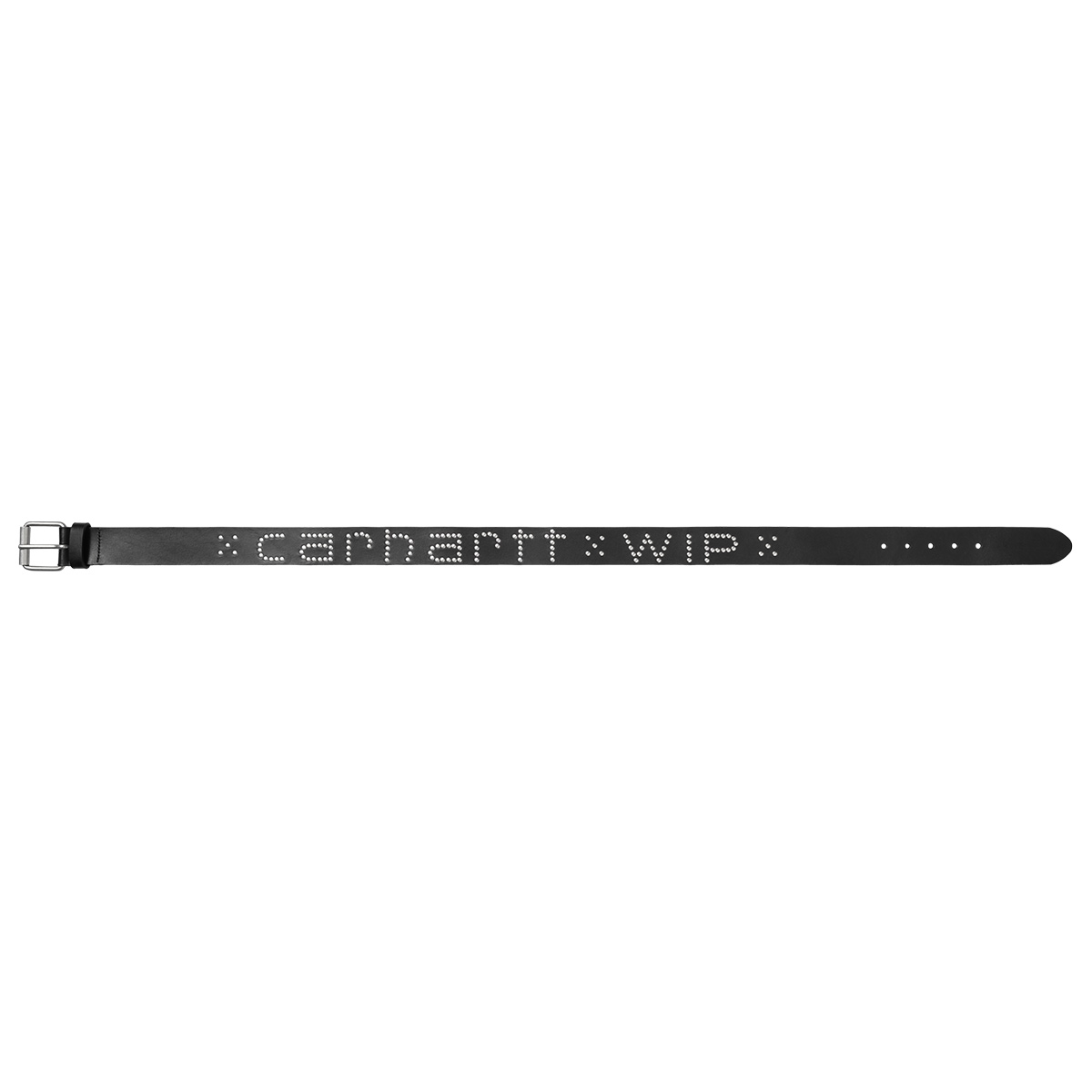 Carhartt WIP Script Studs Belt Black/Silver Carhartt WIP Script Studs Belt Black/Silver
