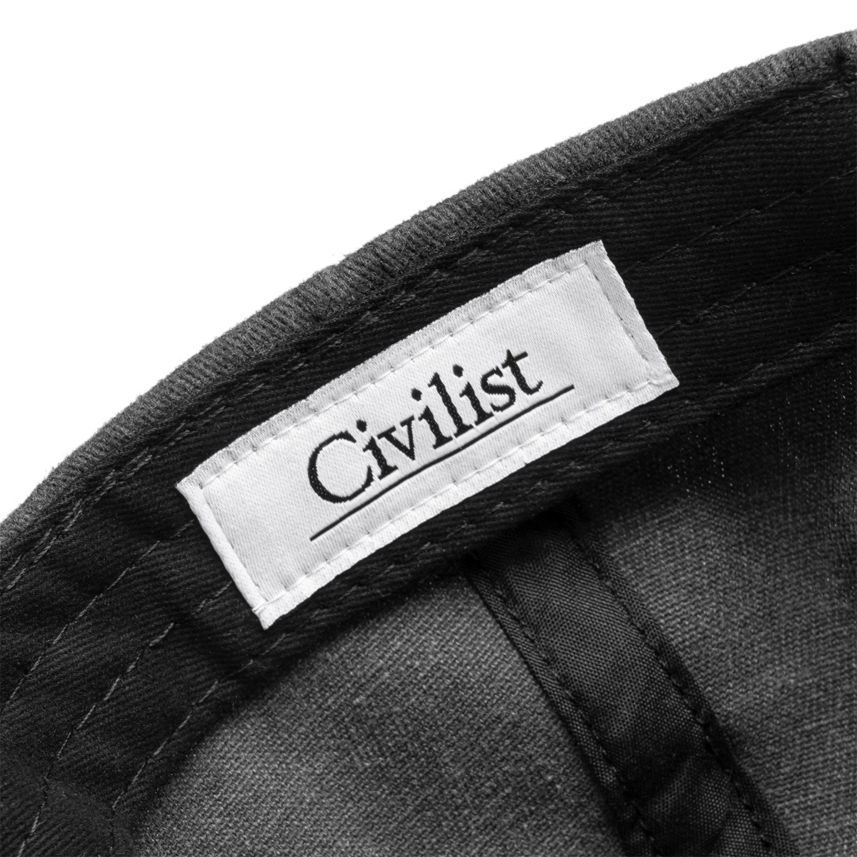 Civilist Arch Low Pro Cap Washed Black Civilist Arch Low Pro Cap Washed Black