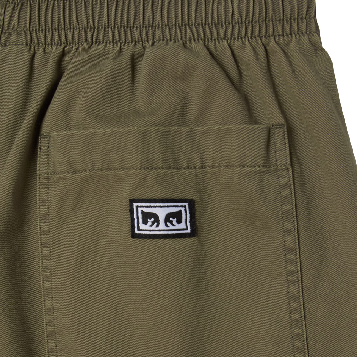 Obey Theo Easy Short Smokey Olive Faded Wash